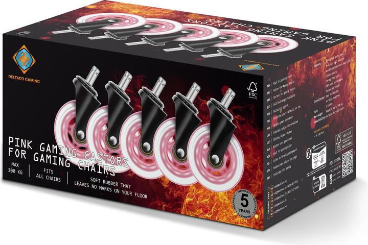 Actual product image Deltaco Gaming Casters