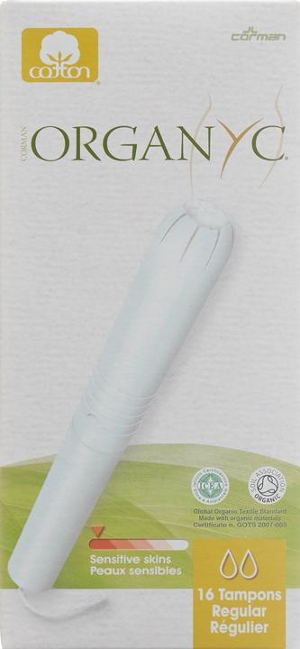 Actual product image Organyc Tampons Regular mit Applikator (16 x, Regular)