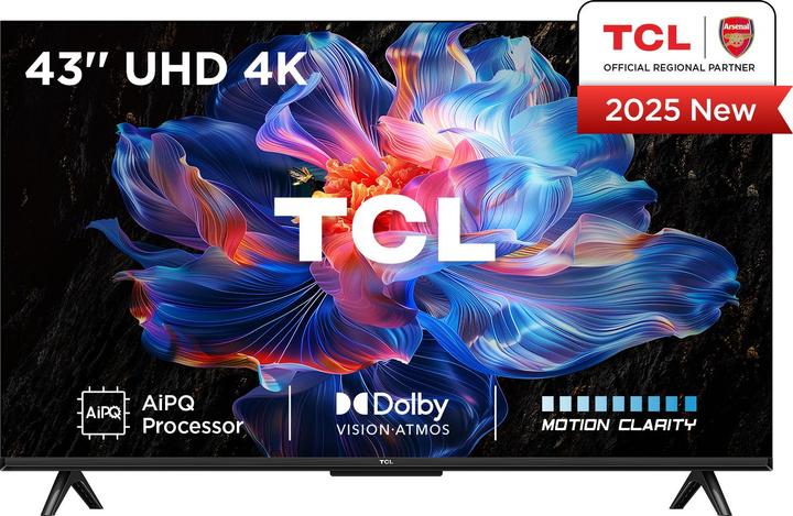 Actual product image TCL 43V6C 108 cm (43) (43", LED, 4K, 2025)