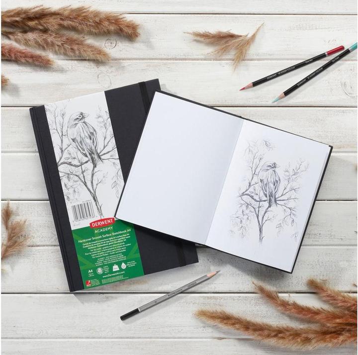 Actual product image Derwent Skizzenbuch (A4, Plain, Hardcover)