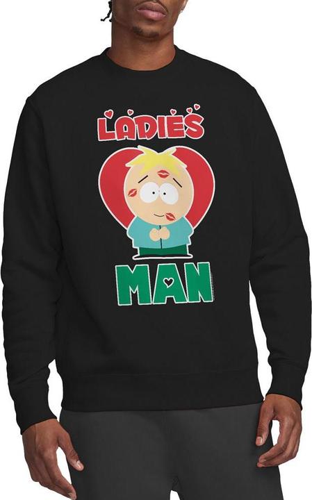 Actual product image Ubisoft Unisex Adult Ladies Man Butters Valentine's Day Sweatshirt (M)