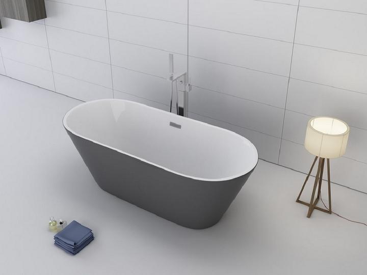 Produktbild Jet-Line Badewanne LAUSANNE II grau (170 cm, 80 cm)