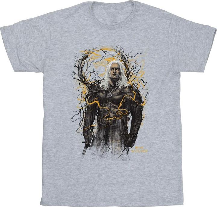 Netflix The Witcher Smoking Wolf TShirt (XXL)