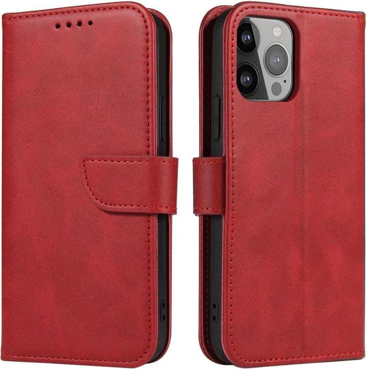 Actual product image Hurtel Back panel cover Magnet Case with flap for Samsung Galaxy A56 - red (Samsung Galaxy A56)