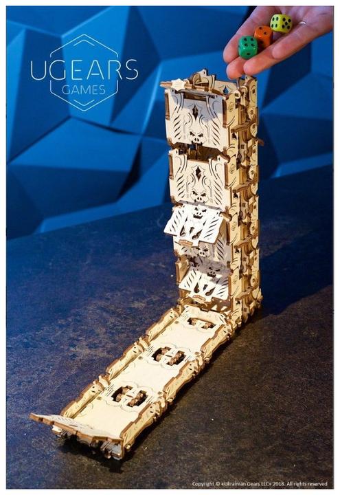 Actual product image Ugears Modular Dice Tower