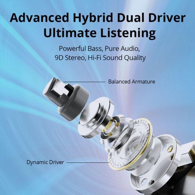 Actual product image Tronsmart Onyx Pure Hybrid Dual Driver Headphones (7 h, Wireless)