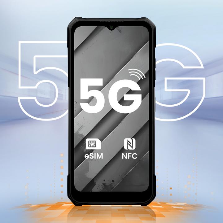 Actual product image Myphone Construction 2 5G (2 GB, Black, 6.58", SIM + eSIM, 5G)