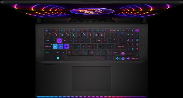 Actual product image MSI Raider GE78 RTX 4080 (17", Intel Core i9-13950HX, 64 GB, 2000 GB, CH)