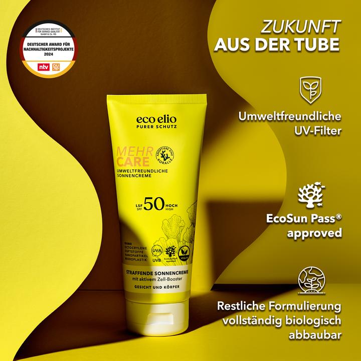 Actual product image Eco Elio Mehr Care (Suntan cream, SPF 50, 75 ml, 101 g)