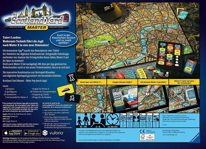 Actual product image Ravensburger Scotland Yard Master (German)