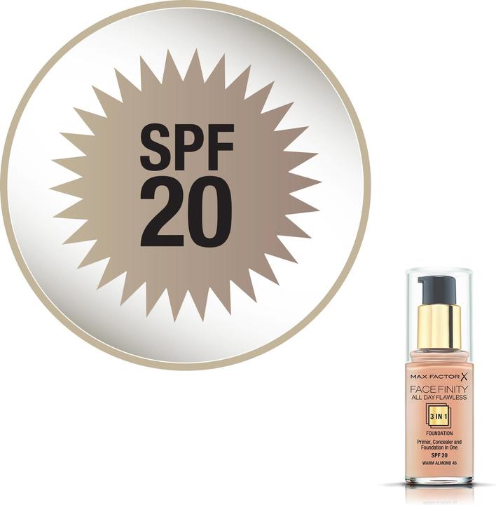 Produktbild Max Factor PODKŁAD FACE FINITY 3-IN-1 45 (Warm Almond)