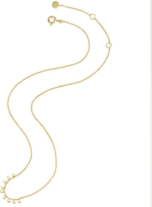 Image du produit Glanzstücke München Femmes argent sterling or jaune 38,0 cm chaîne de base + 5,0 cm d'extension - 30292 (Argent Sterling, 38 - 43 cm)