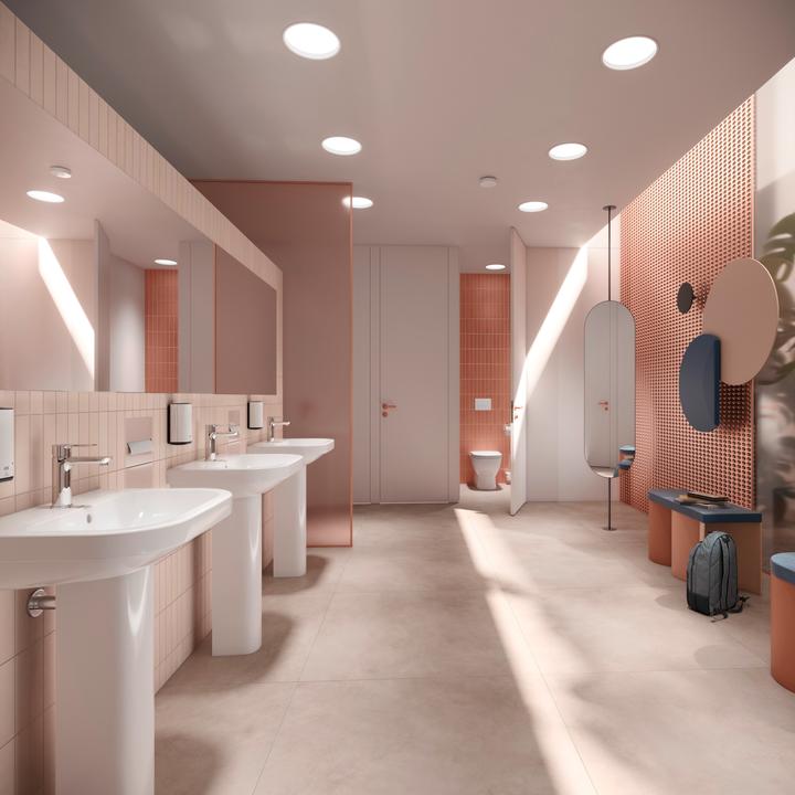 Actual product image Duravit D-Code washbasin, with tap hole, with overflow, 600x460x165mm, white high gloss (460 mm, 600 mm)