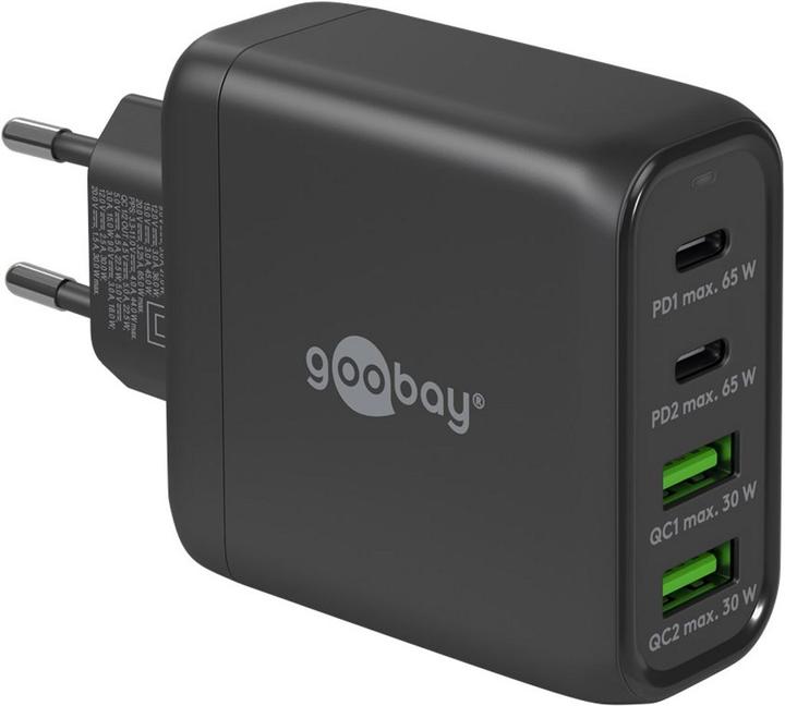 Produktbild Goobay USB Multiport Schnellladegerät mit GaN Technologie (65 W)