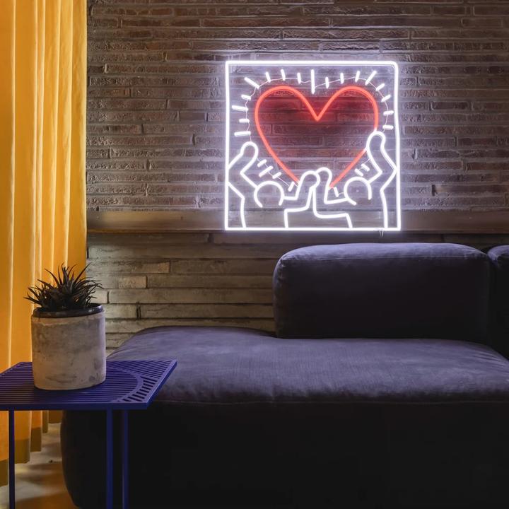 Produktbild YellowPop Keith Haring Radiant Heart (244 lm)