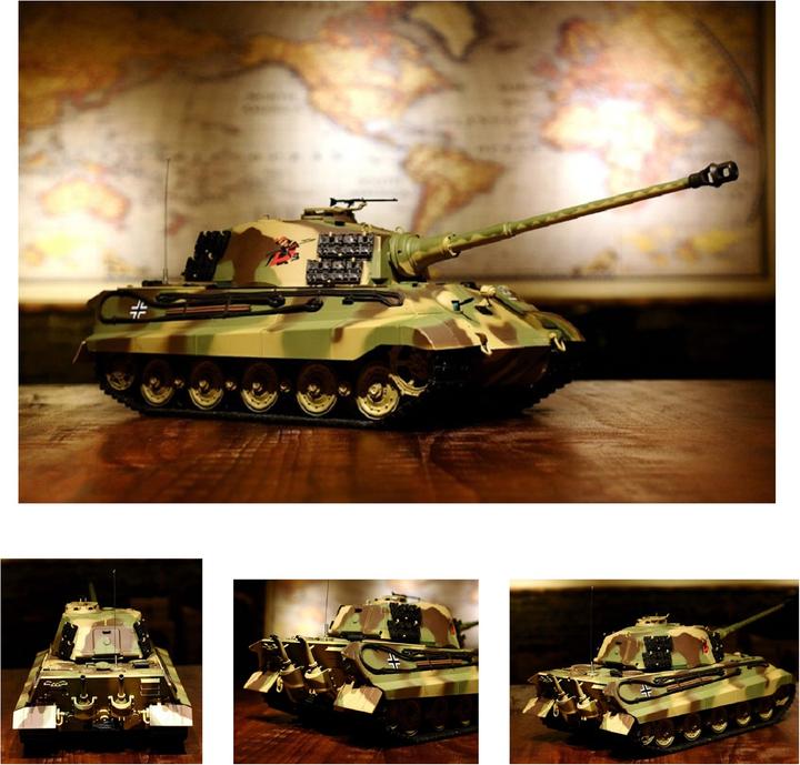Actual product image Es-toys Heng Long RC Tank Dt King Tiger (RTR Ready-to-Run)