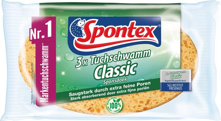 Produktbild Spontex Spont.Tuchschwamm 3er 19111017 (3 Stk.)
