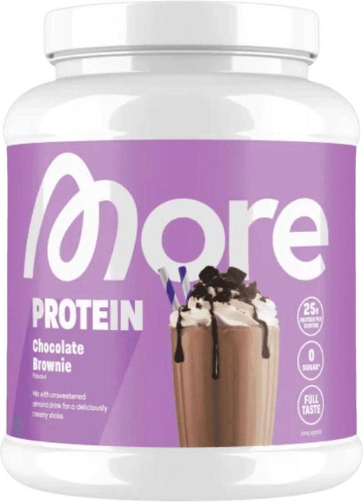 Actual product image More Nutrition Total Protein (600G can) (Chocolate brownie, 1 pcs., 600 g)