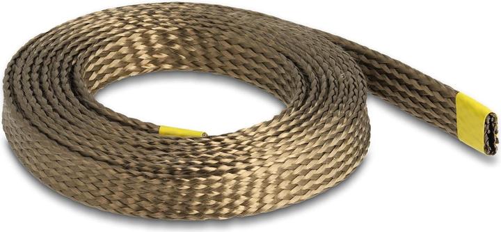 Actual product image Delock Braided basalt fiber hose 2 m x 15 mm Brown (Cable conduit, 200 cm)