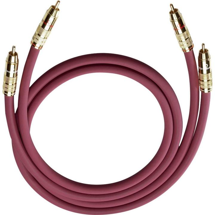 Actual product image Oehlbach Audio connection cable NF 214 RCA cable,, 0.70 m (0.70 m, Cinch)