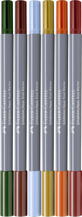 Actual product image Faber-Castell GOFA AQUA DUAL MARKER - Dye marker (Tuscany, 0.40 mm, 6 x)