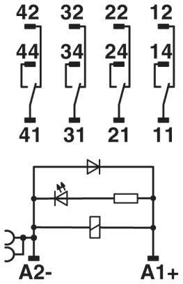 Actual product image Phoenix Contact Relay module Relay module RIF 2 RPT
