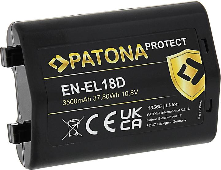 Immagine prodotto Patona Batteria PROTECT per Nikon Z9, D6 e EN-EL18D (Batteria della fotocamera)