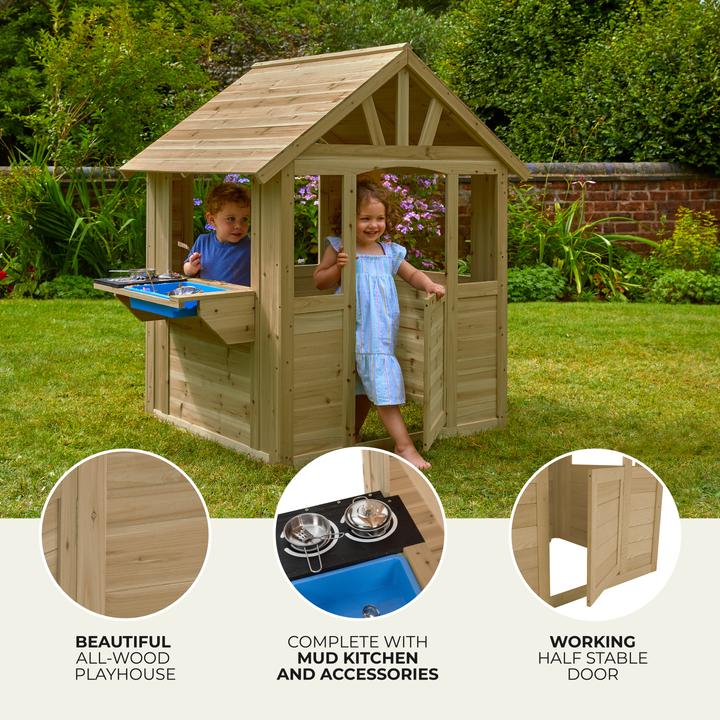 Produktbild TP Toys Spielhaus Cubby mit Spielküche
