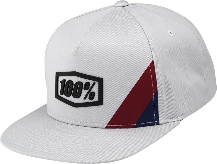 Actual product image 100% Cap Cornerstone Snapback light grey (One size)