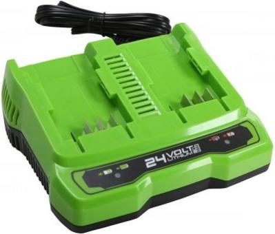 Actual product image Greenworks G24X2UC4 24V+24V dual socket charger 4Ah (24 V)