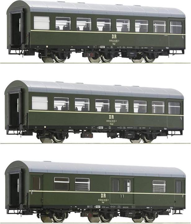 Produktbild Roco H0 Ro 3er-Set 1: Personenzug, Dr (Dc) (Spur H0)