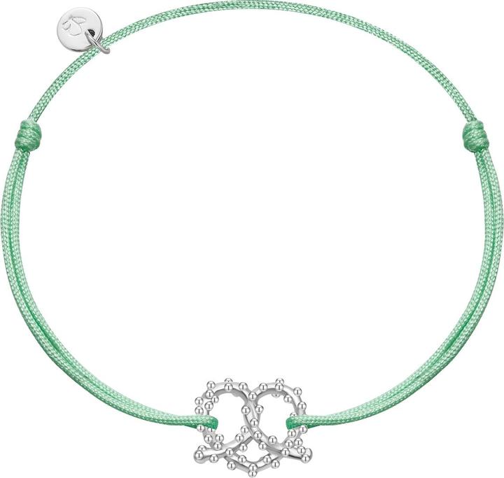 Immagine prodotto Glanzstücke München Bracciale da donna con cuore pretzel - 36368 (22 cm, Argento)