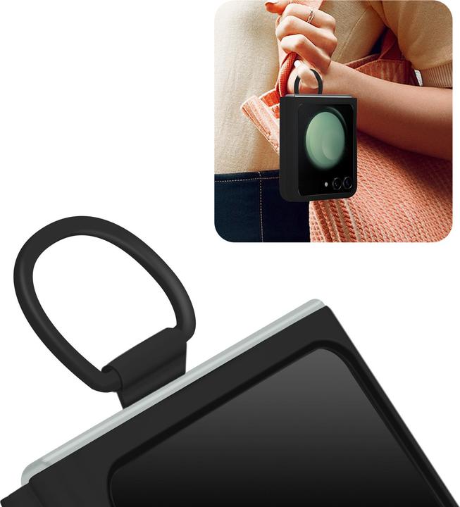 Immagine prodotto Samsung Custodia in silicone con anello (Samsung Galaxy Z Flip5)