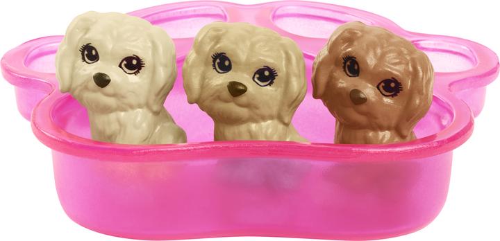 Actual product image Barbie Doll with dog and puppies