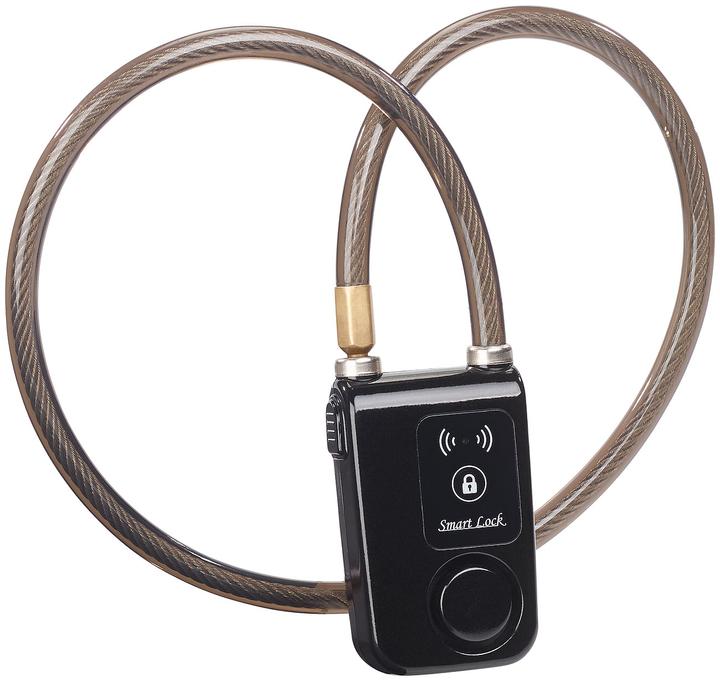 Image du produit Semptec Antivol à câble commandé par app, Bluetooth, alarme pour vélo, porte, etc.