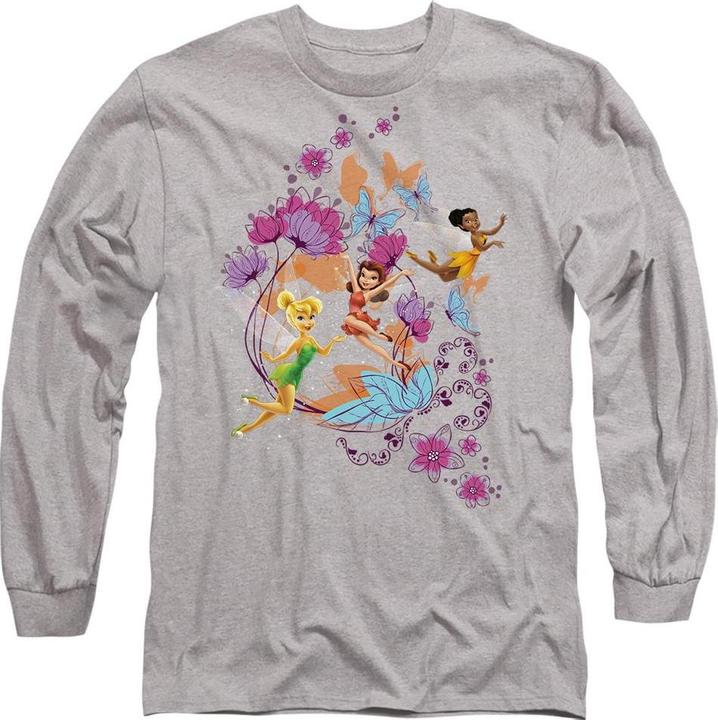 Actual product image Disney Interactive Studios Unisex Adult And Butterflies Tinker Bell & Rosetta T-Shirt (M)