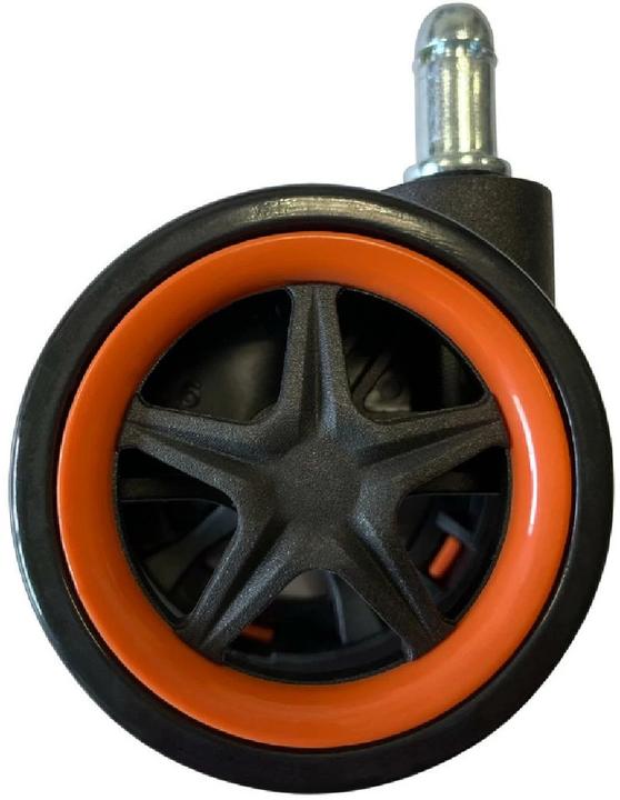 Actual product image LC-Power Castors LC-CASTERS-DRIFT Set of 5 Orange