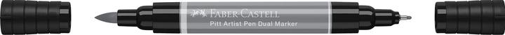 Image du produit Faber-Castell Stylo à encre de Chine Pitt Artist Pen Dual Gris clair (Noir, Or, 1 x)