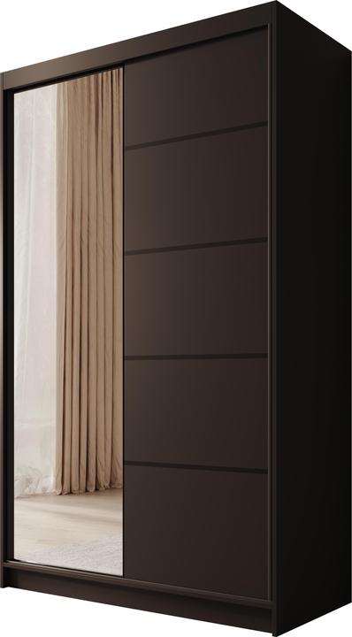 ADRK Furniture Castello Schwebetürenschrank 120 (120 x 58 x 200 cm)