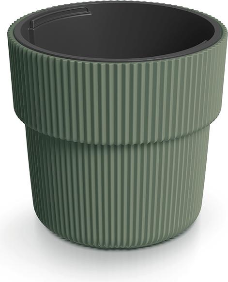 Actual product image Prosperplast Milly flower pot - green pine DBMIR400-2411U green pine (39 cm)