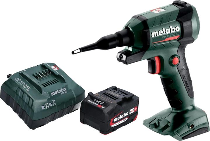 Metabo BP 18 LTX BL Soufflette sans fil 18 V Brushless + 1x batterie 4,0 Ah + chargeur (Fonctionnement sur batterie, Souffleurs d'atelier)