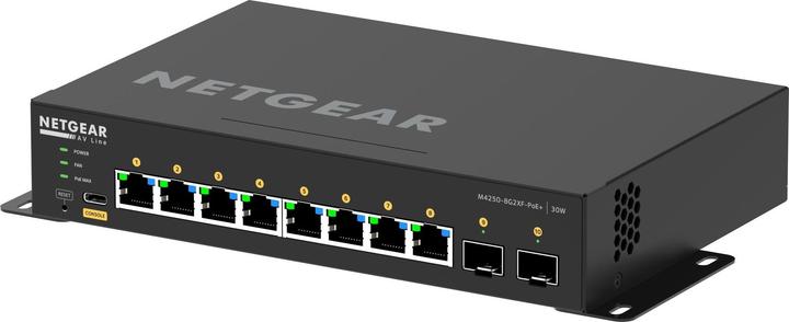 Produktbild Netgear 10PT, M4250-8G2XF-POE+, Managed Switch (10 Ports)