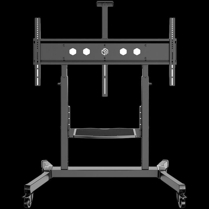 Produktbild Onkron Mobile TV Stand Rolling TV Cart for 50 to 100-Inch Screens iki, juodas (100", 120 kg)