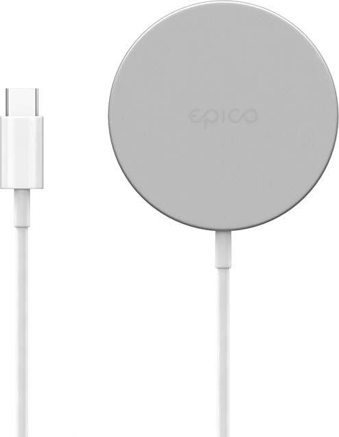 Produktbild Epico Fast Magnetic Wireless Charger - silver (15 W)