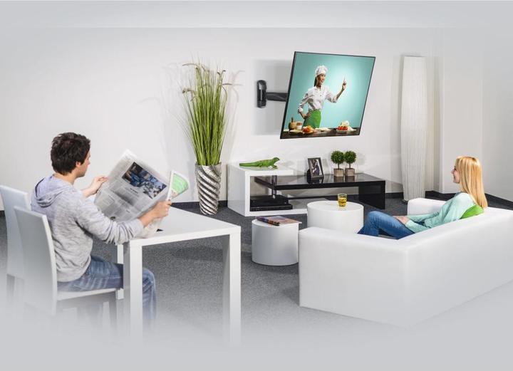 Image du produit Hama Support TV mural, inclinable et pivotant, 122 cm (48") jusqu'à 35 kg (Mur, 48", 35 kg)