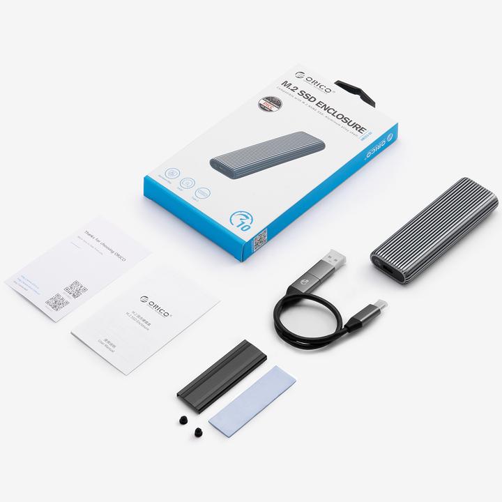 Productafbeelding Orico Other Computer Accessory AM2C3-G2 M.2 NVME USB-C 3.2 Disk Drive - Gray (M.2 2230)