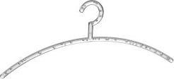 Actual product image Wenko 15 hangers Bubble transparent (15 x)