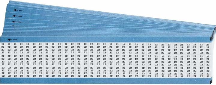 Produktbild Brady Kabelkennzeichnungskarten aus Vinylfolie, numerische Miniaturlegende