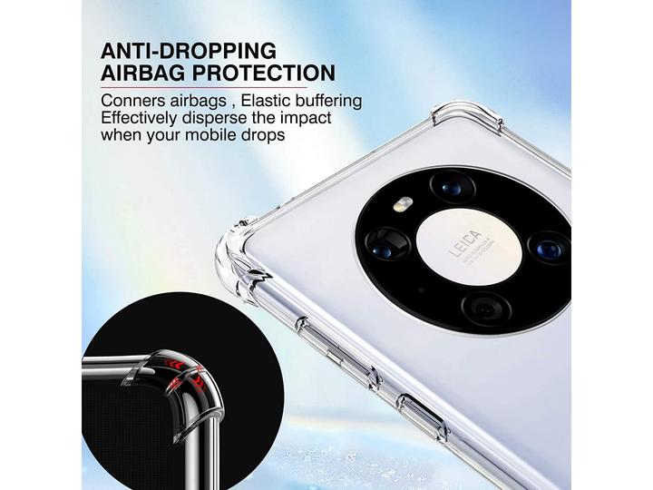 Immagine prodotto Screenguard Huawei Mate 40 Pro Cover Crystal Soft Airbag Bumper (Mate 40 Pro)