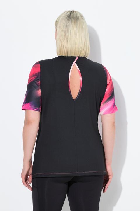 Produktbild Ulla Popken T-Shirt, Rücken-Cut-Out, Rundhals, Halbarm, recycelt (46, 48)